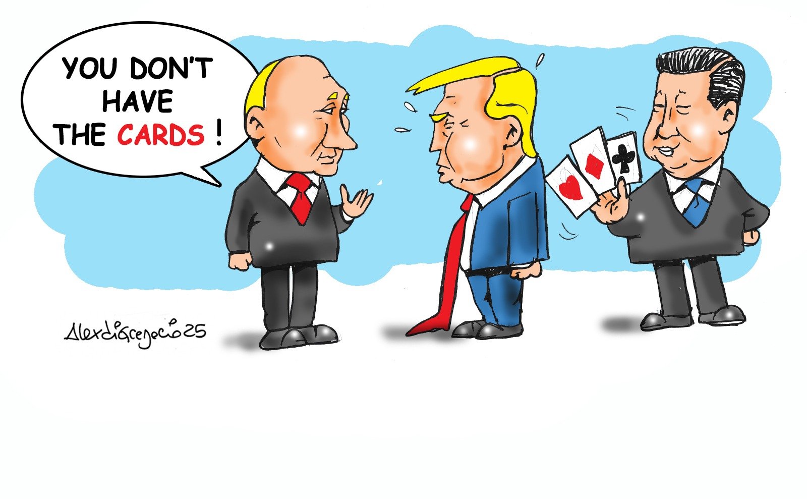 HOW MANY CARDS DOES TRUMP HAVE IN HIS HAND WITH REGARD TO PUTIN?